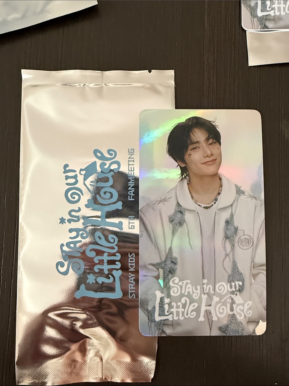 Stray Kids 'Stay in Our Little House' Holographic special trading Card - I.N.